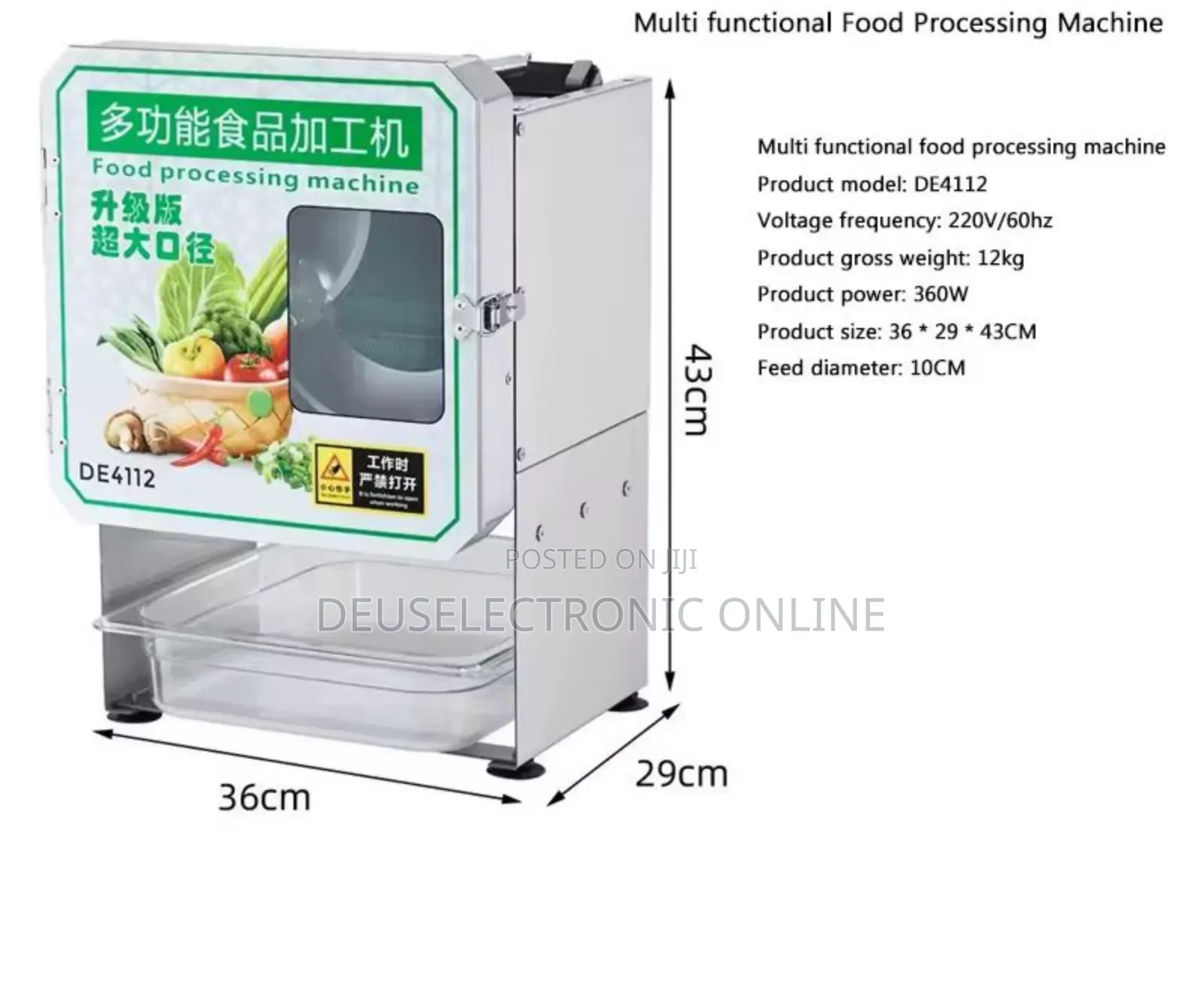 *Multifunctional Food Proceessing Machine