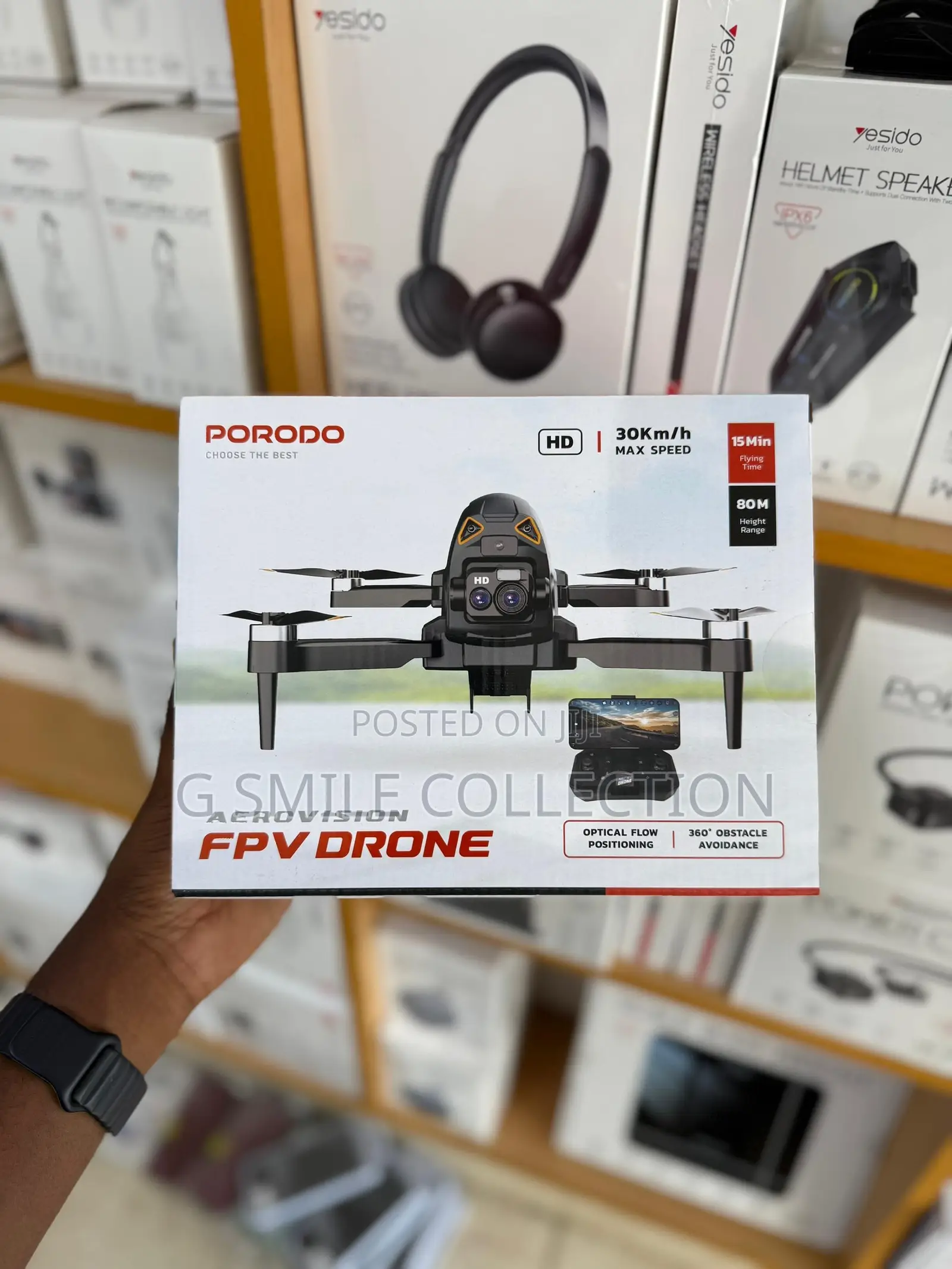 Porodo Aerovision FPV Drone (Pd-DRNDC- Bk)