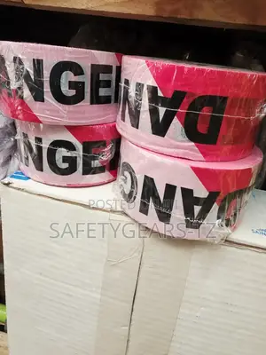 Red And White Danger Warning Tape