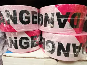 Red And White Danger Warning Tape