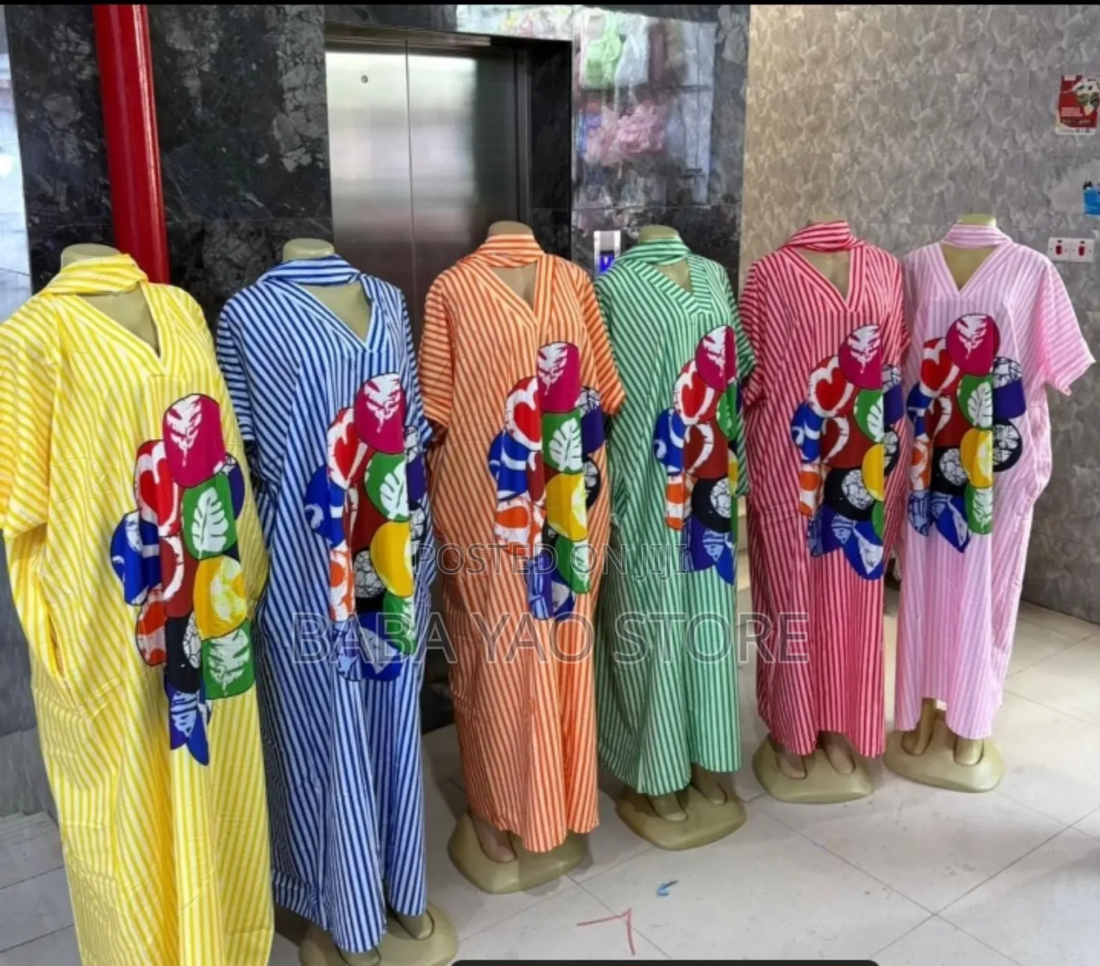 Hot Trending Stripping Printed New Fashion Dresses