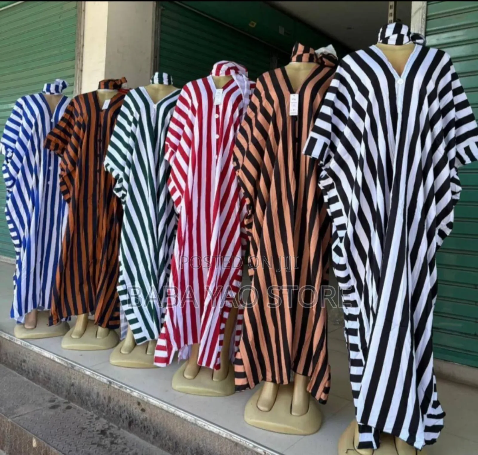 African Style Stripping Fashionable Dresses