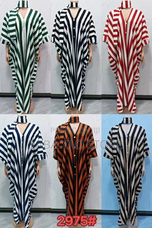 African Style Stripping Fashionable Dresses
