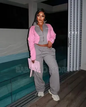 New Fashion Female's Two-Pieces Set Joggers/Streetwear