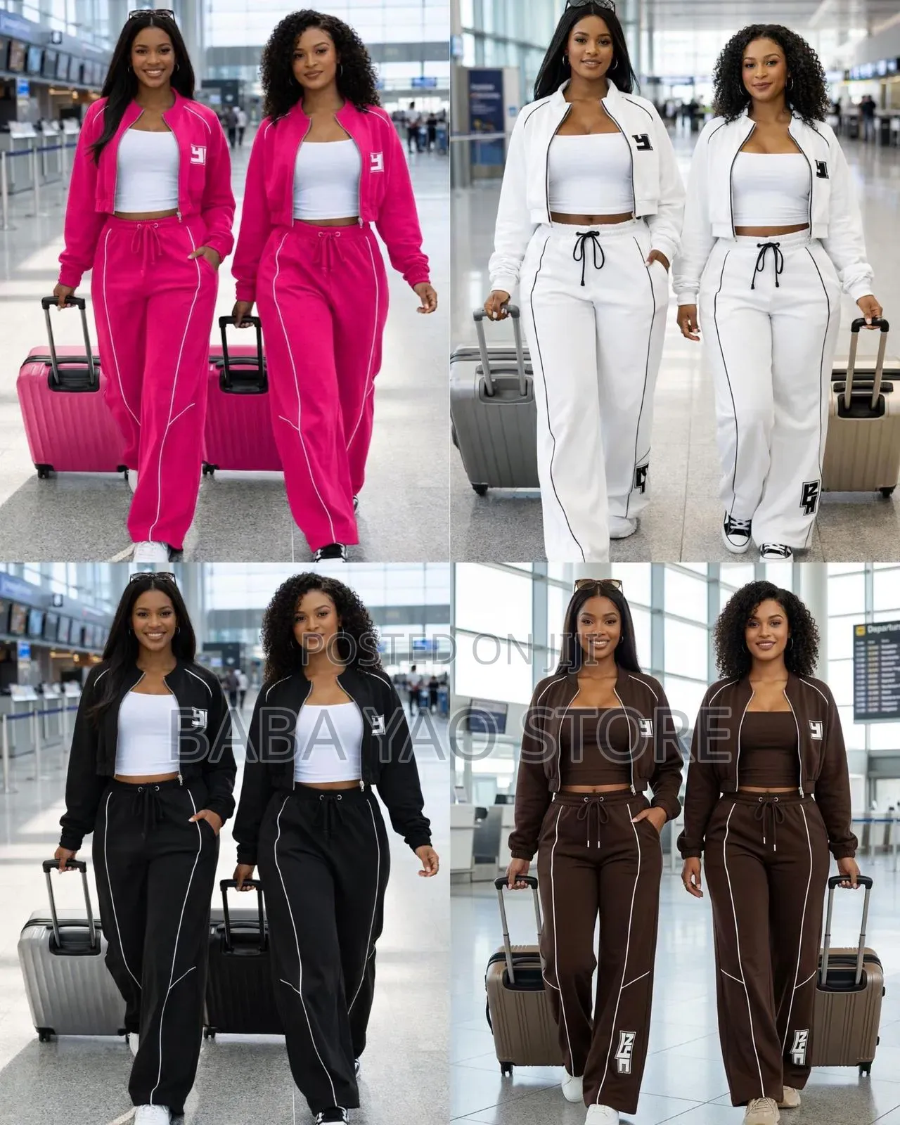 High-Quality Wearable Women's Suits Top and Joggers Pants.