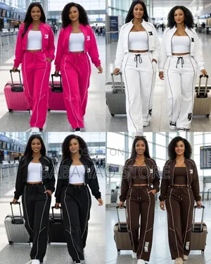 High-Quality Wearable Women's Suits Top and Joggers Pants.