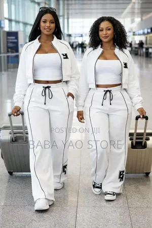 High-Quality Wearable Women's Suits Top and Joggers Pants.