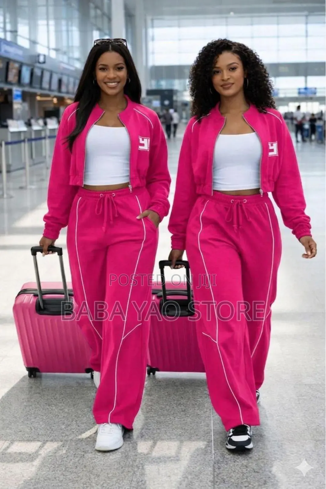 High-Quality Wearable Women's Suits Top and Joggers Pants.