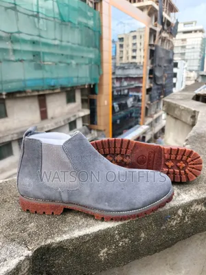 Men's Leather Boot Shoes Polo and Timberland Brands Materials Best