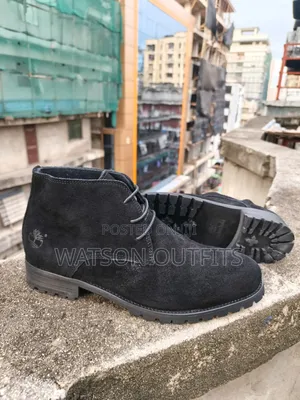Men's Leather Boot Shoes Polo and Timberland Brands Materials Best