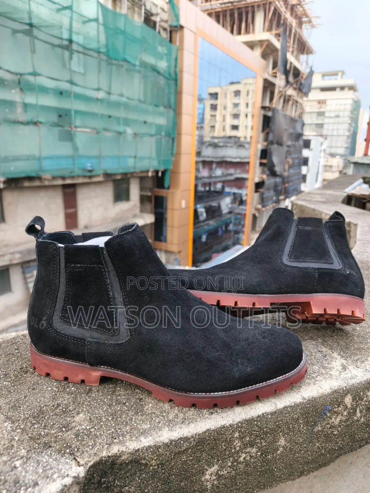 Men's Leather Boot Shoes Polo and Timberland Brands Materials Best