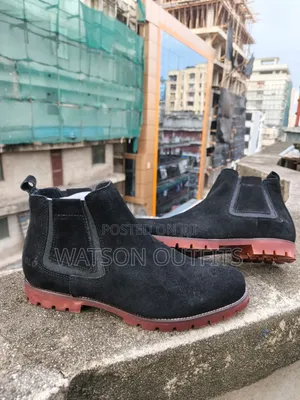 Men's Leather Boot Shoes Polo and Timberland Brands Materials Best