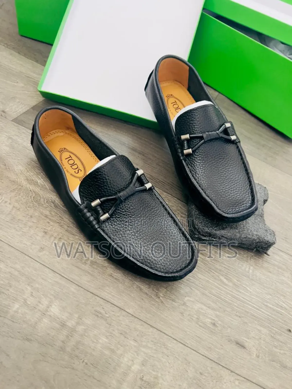 Men's Leather Shoes One Colour Hermes and Gucci Brands Double Brands