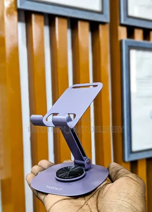 Earldom Foldable, Rotating Desktop Phone Holder Stand