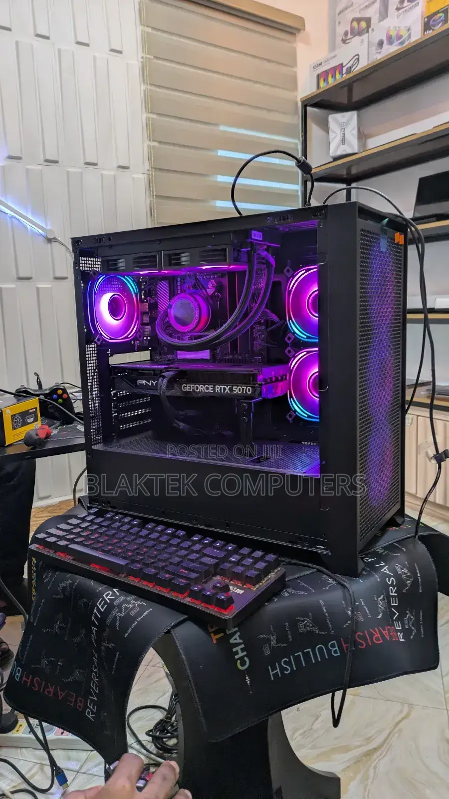 New Desktop Computer Asus TUF Gaming FX10CP 8GB Intel SSD 512GB