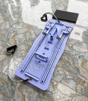 Foldable Pilates Reformer Set/ Pilates Board Ab Roller Exercise Wheel