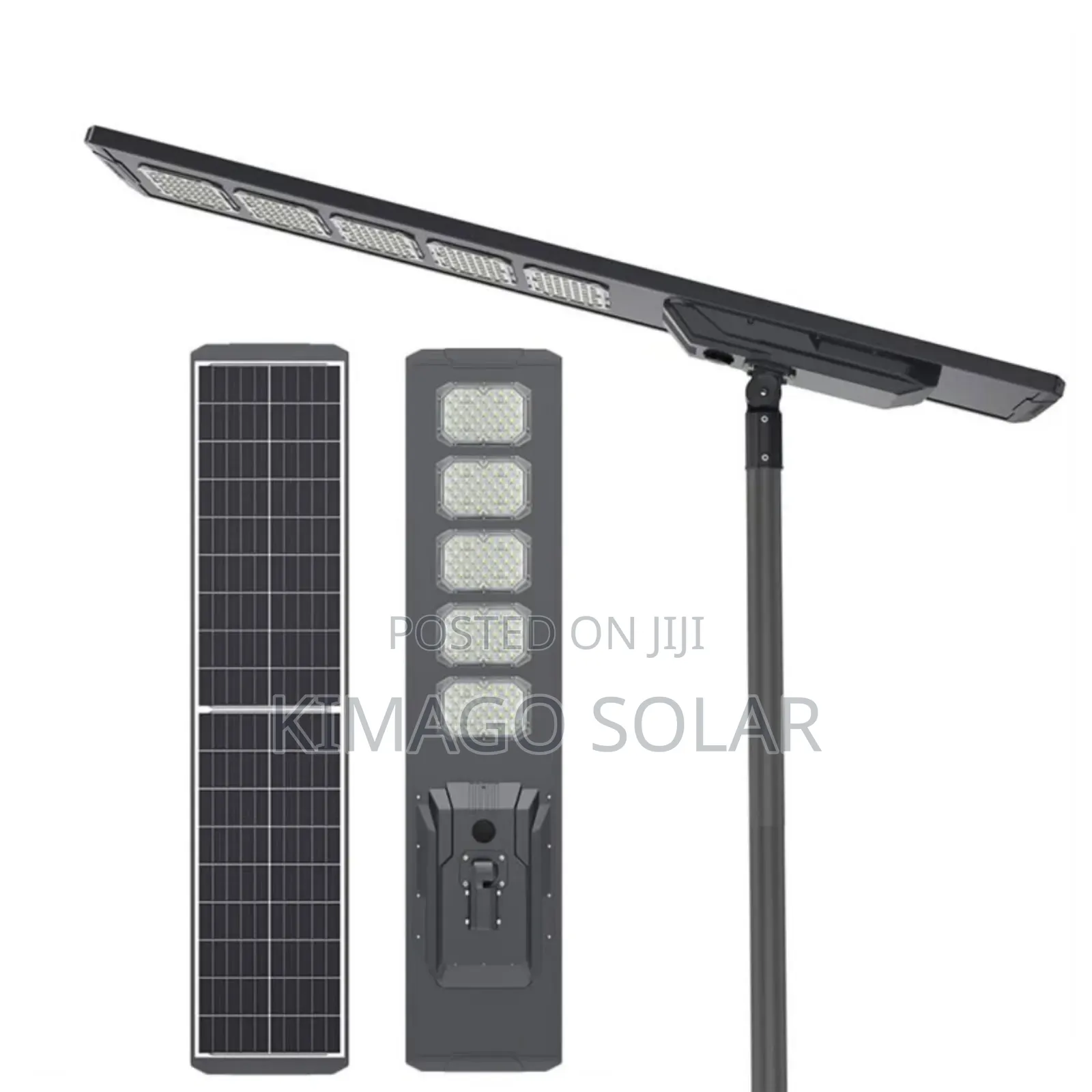 500w Solar Light for Street: 13000lm, 165ah Battery, Warranty Miaka 3