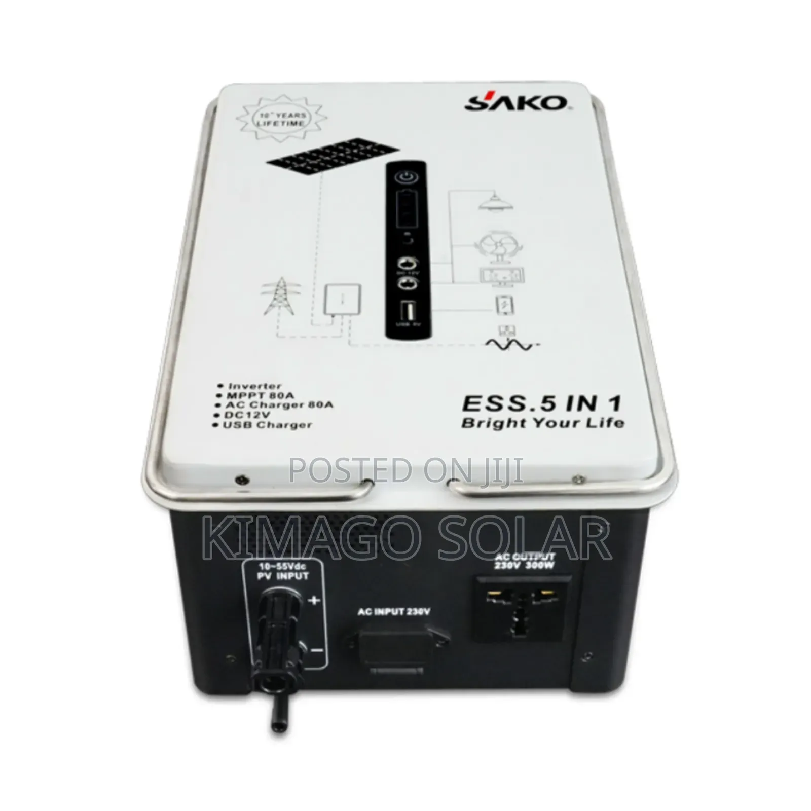 Solar King Alpha 300w: Betri 280ah, Inawasha Nyumba Nzima Kwa Masaa