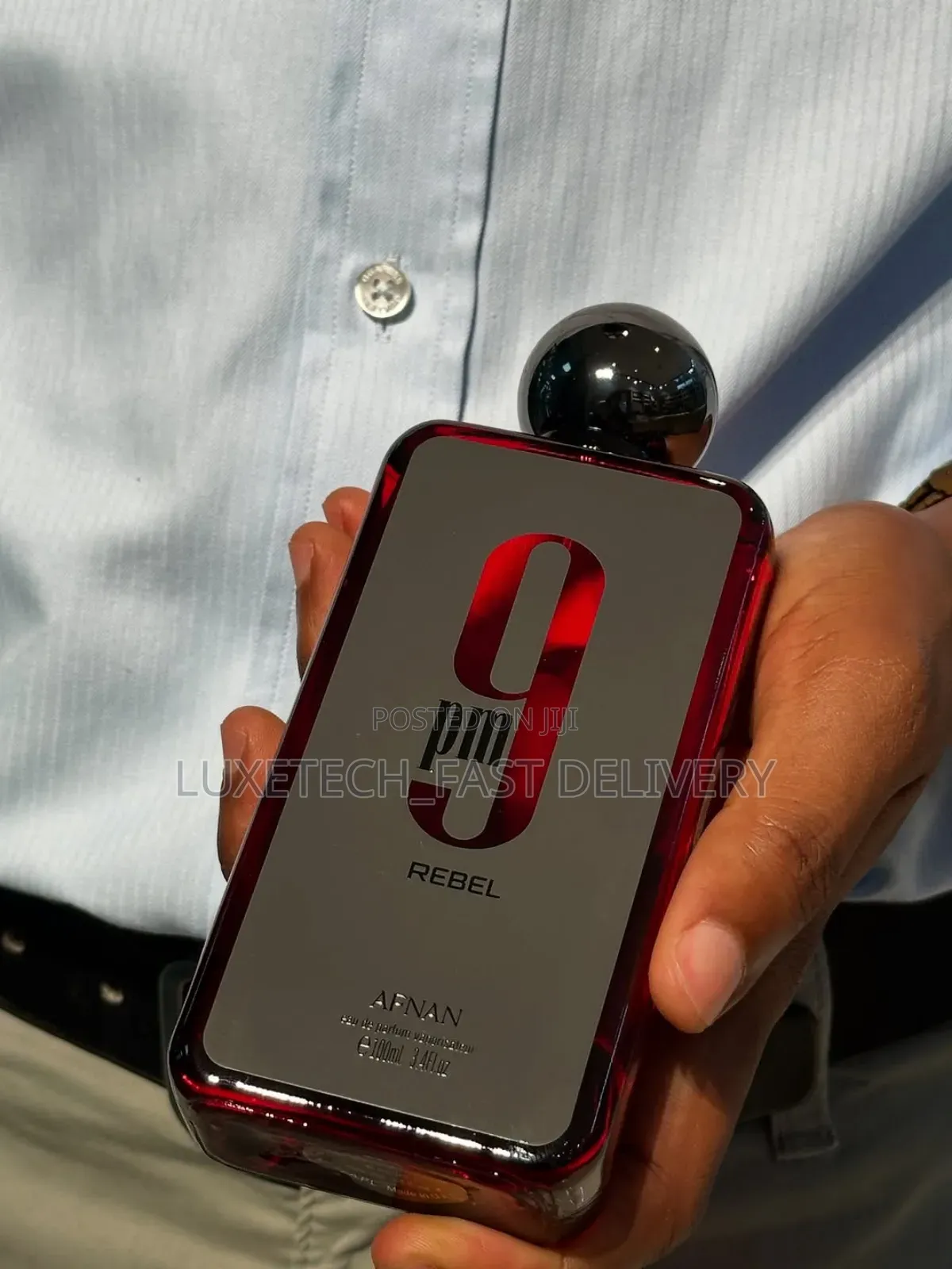 Afnan 9 Pm Rebel Unisex Eau De Parfum, 100ml Aromatic Fruity Fragrance