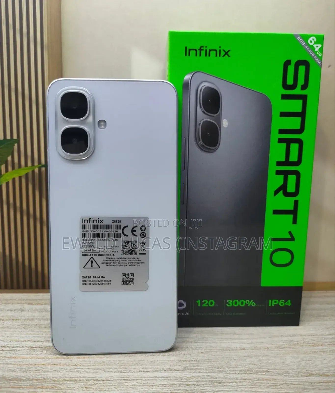 New Infinix Smart 10 64 GB Black