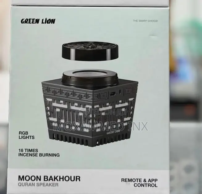 RGB Lights 18 Times Incense Burningmoon Bakhourquran Speaker