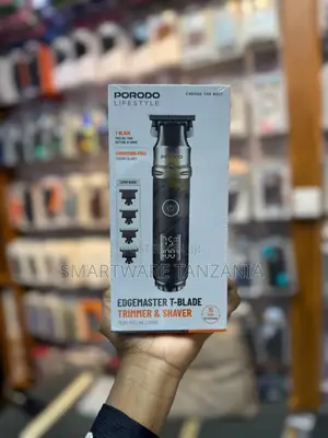 Porodo Edgemaster T-blade Trimmer Shaver Ceramic Blades 15 Days Charge