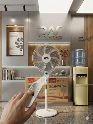 *Digiwave 16inch Stand Fan With Remote at 