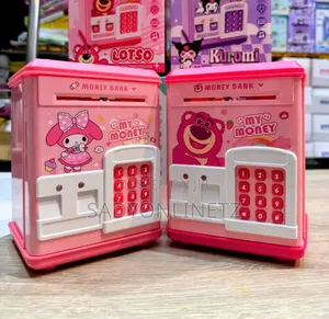 Atm Piggy Bank for Kids Educational Fingerprint