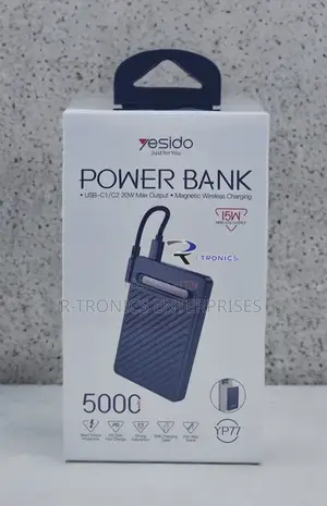 Yesido Yp77 Magnetic Wireless Charging Power Bank