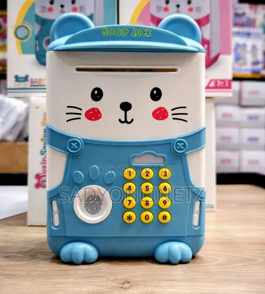 Electronic Fingerprint Code Lock Money Banks for Kids