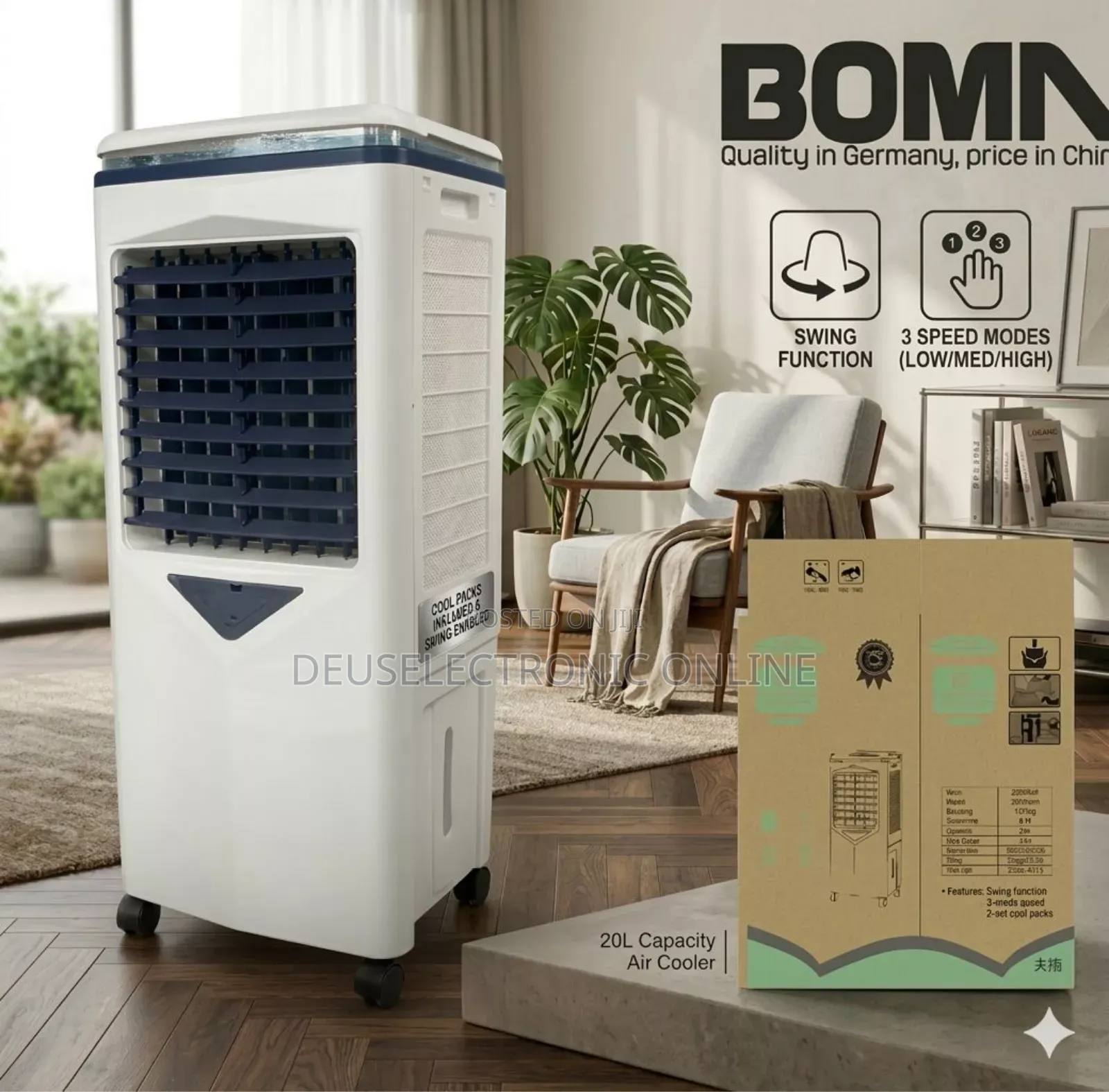 *Electric Boma Air Cooler 20l