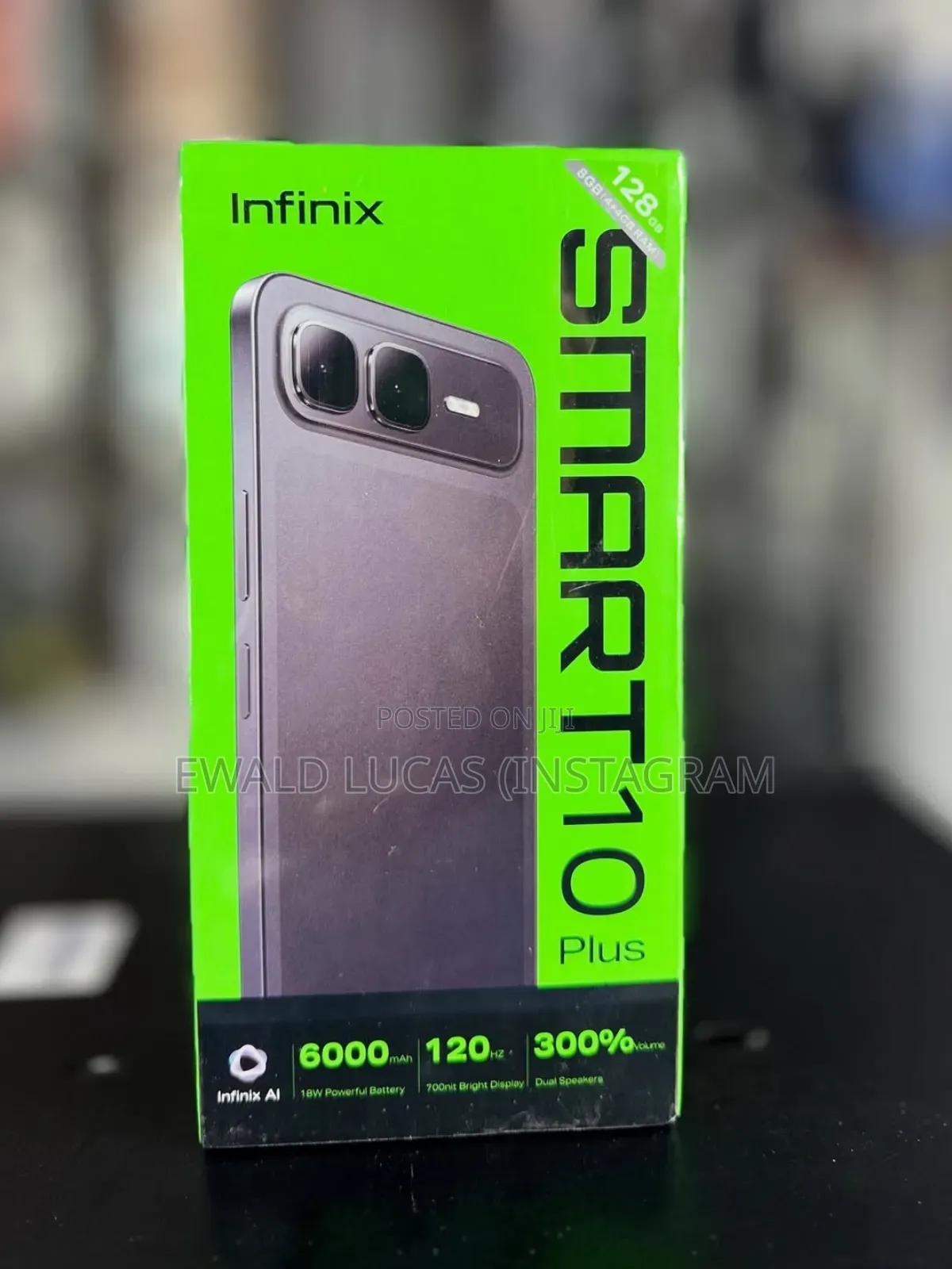 New Infinix Smart 10 Plus 128 GB Blue