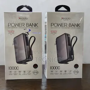 Yesido Yp90 (10,000mah) 3-in-1 Power Bank and Wall Charger Hybrid