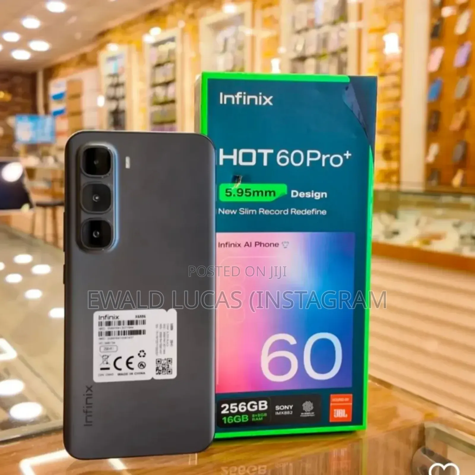 New Infinix Hot 60 Pro+ 128 GB Black