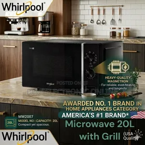 *Whirlpool Microwave With Grill 20l