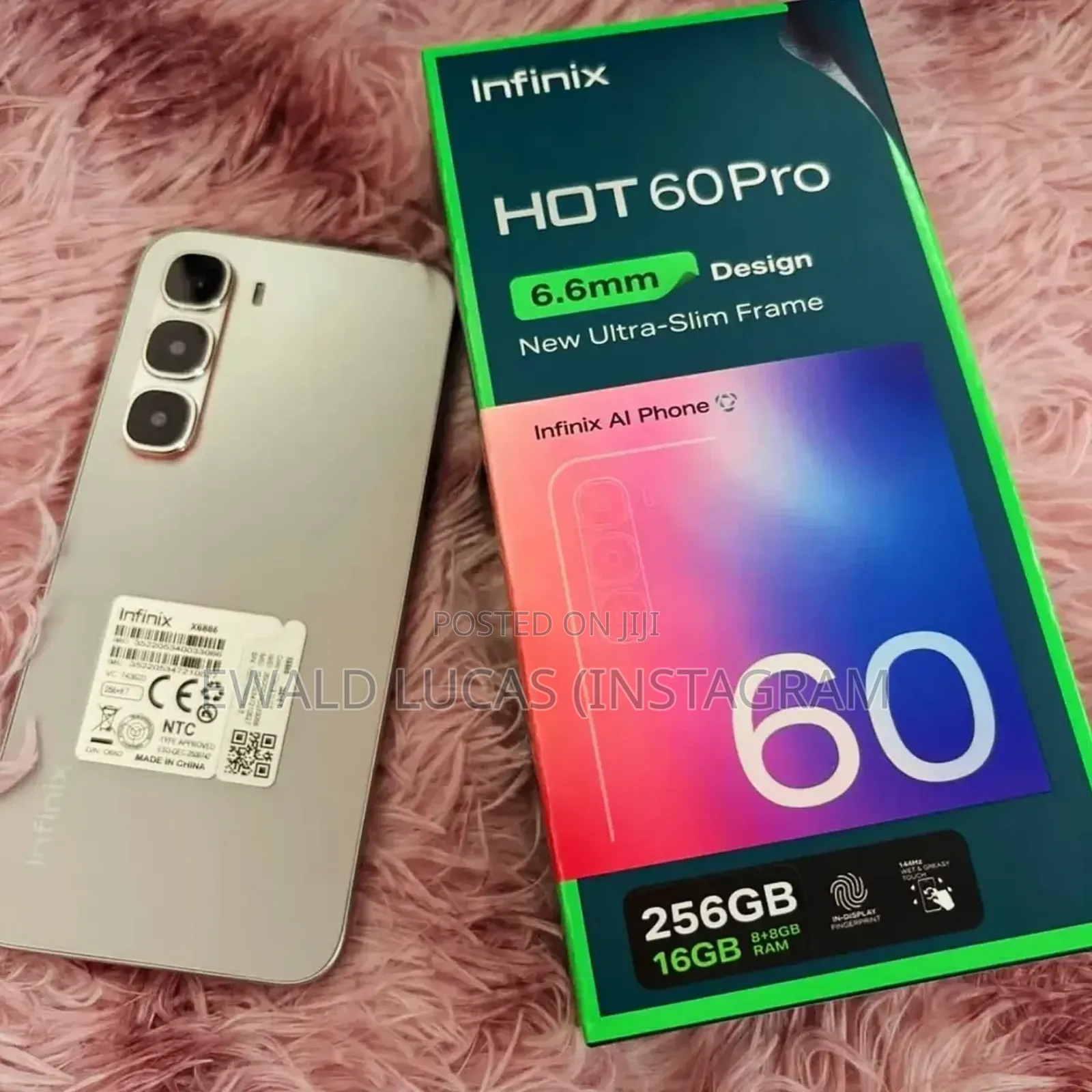 New Infinix Hot 60 Pro 256 GB Black