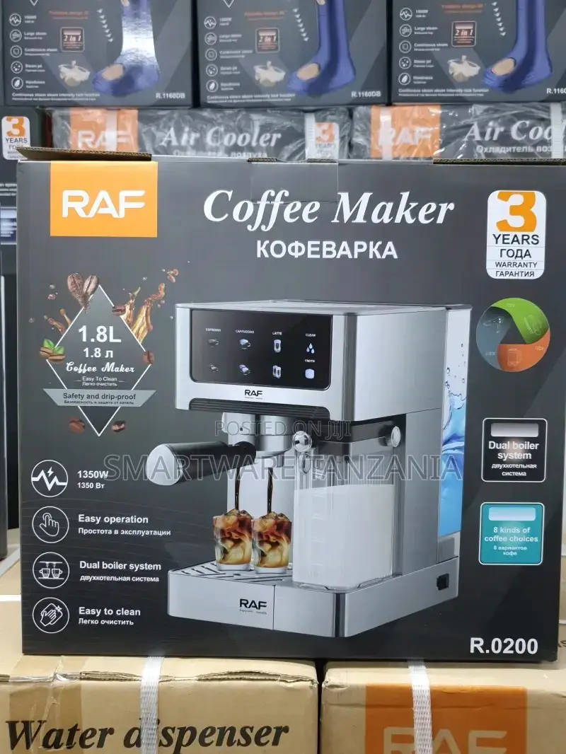Raf R.0200 Coffee Maker 1.8l 1350w 8 Coffee Choices