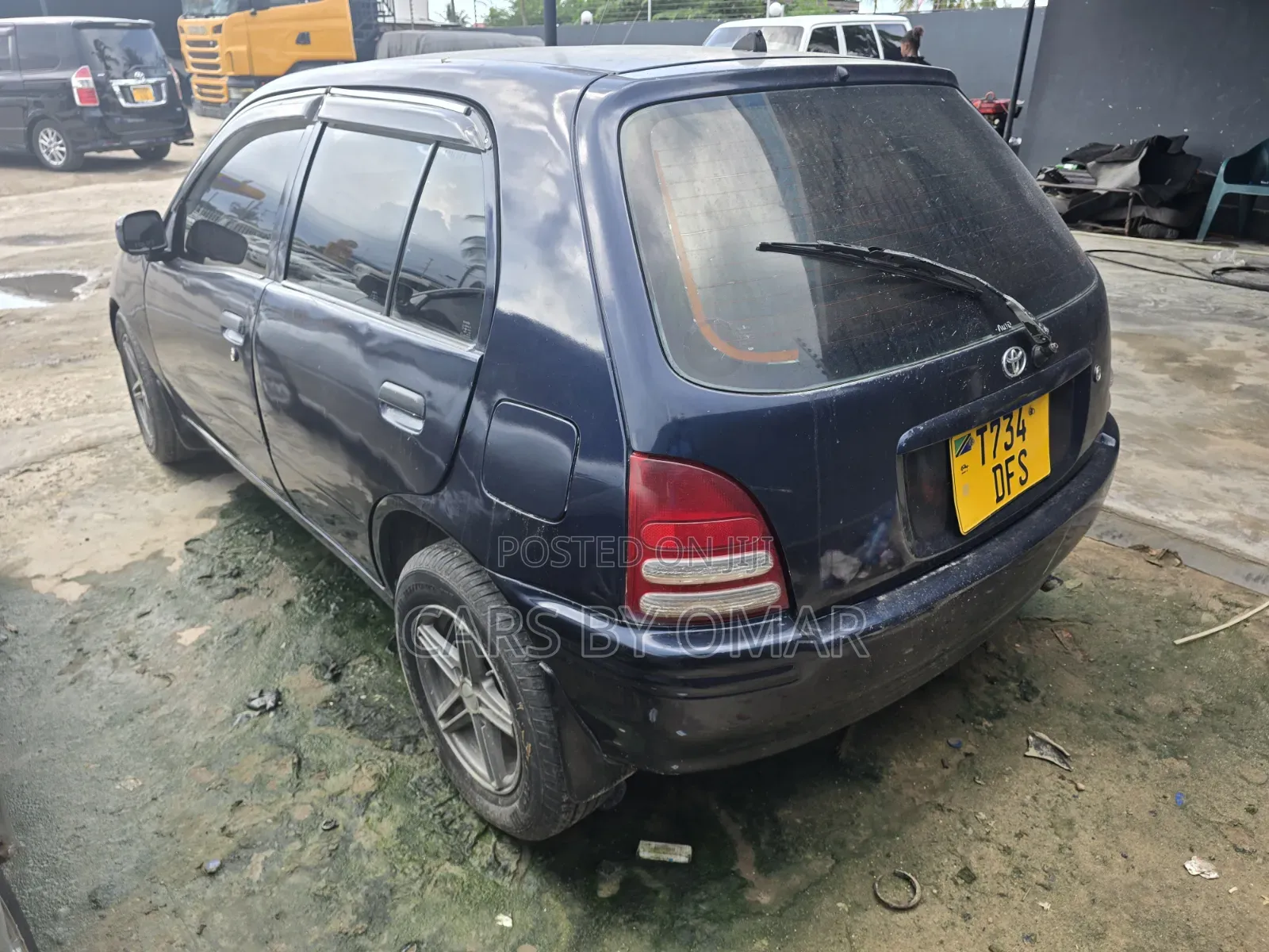 Toyota Starlet 2003 Blue