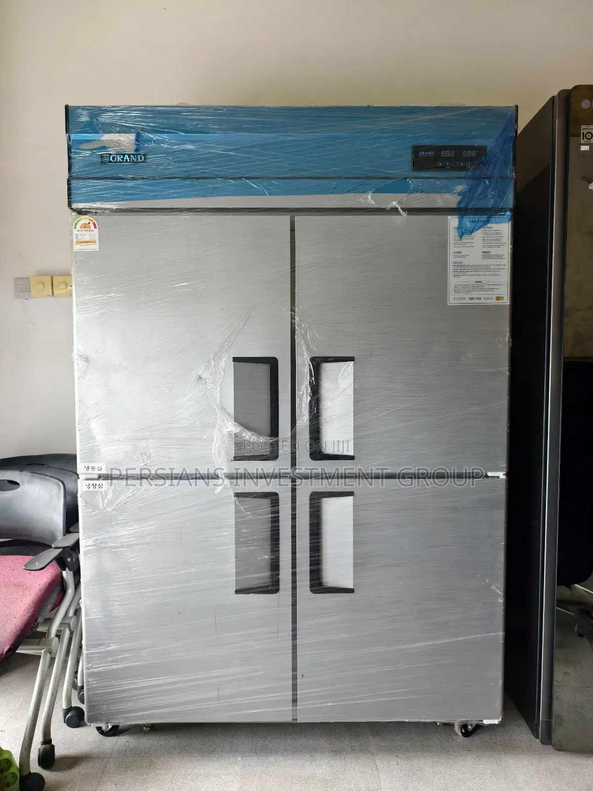 Grand 4-Door Upright Chiller and Freezer Combo