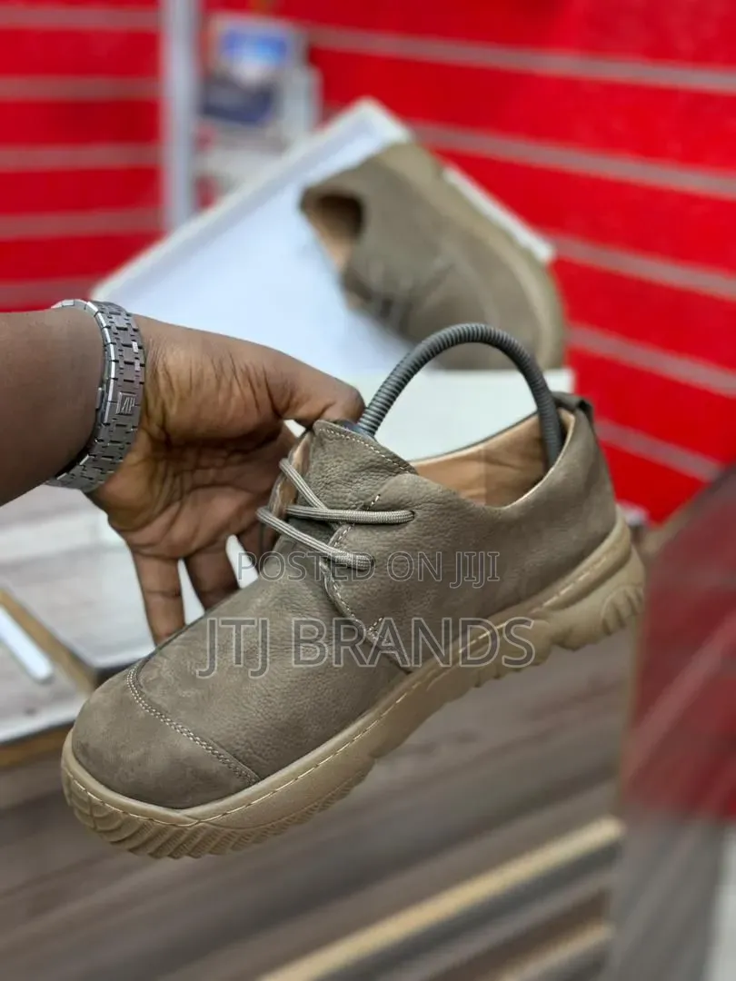 Clerks Khaki on Fire Shoes