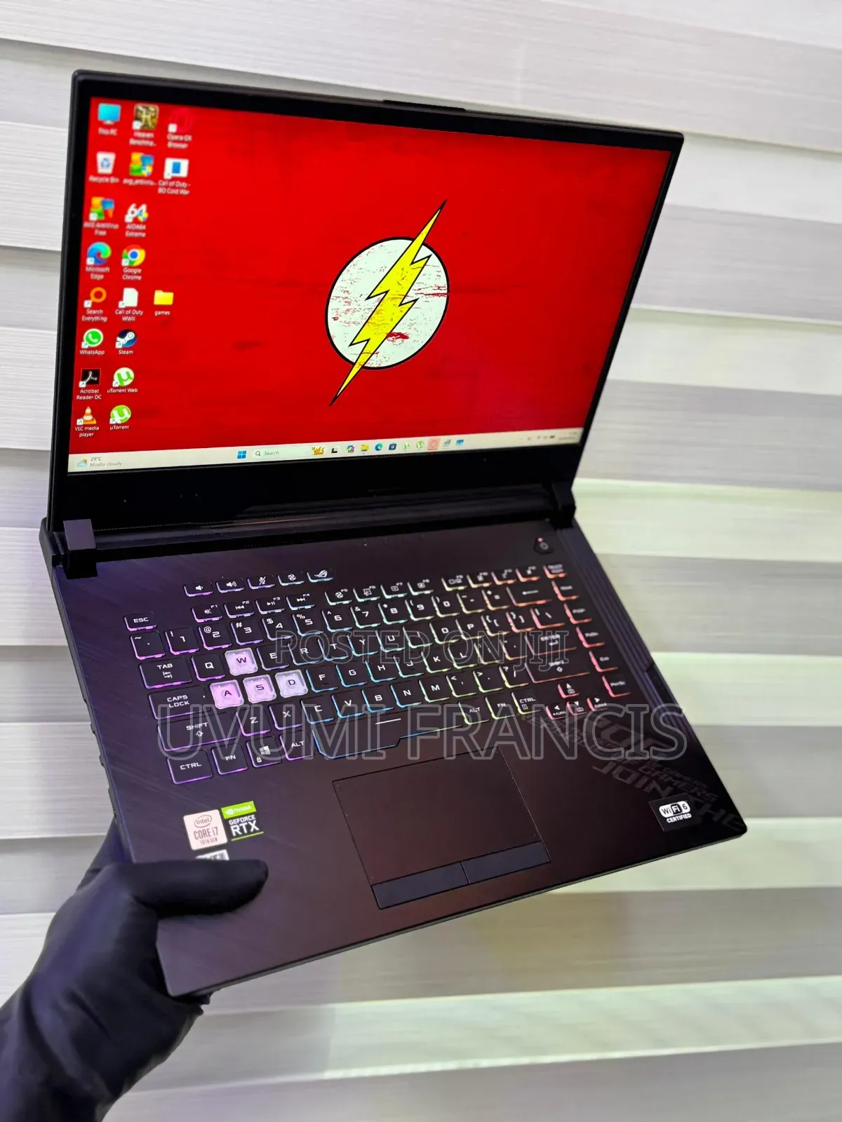 New Laptop Asus ROG Strix G15 G512 16GB Intel Core i7 SSD 512GB