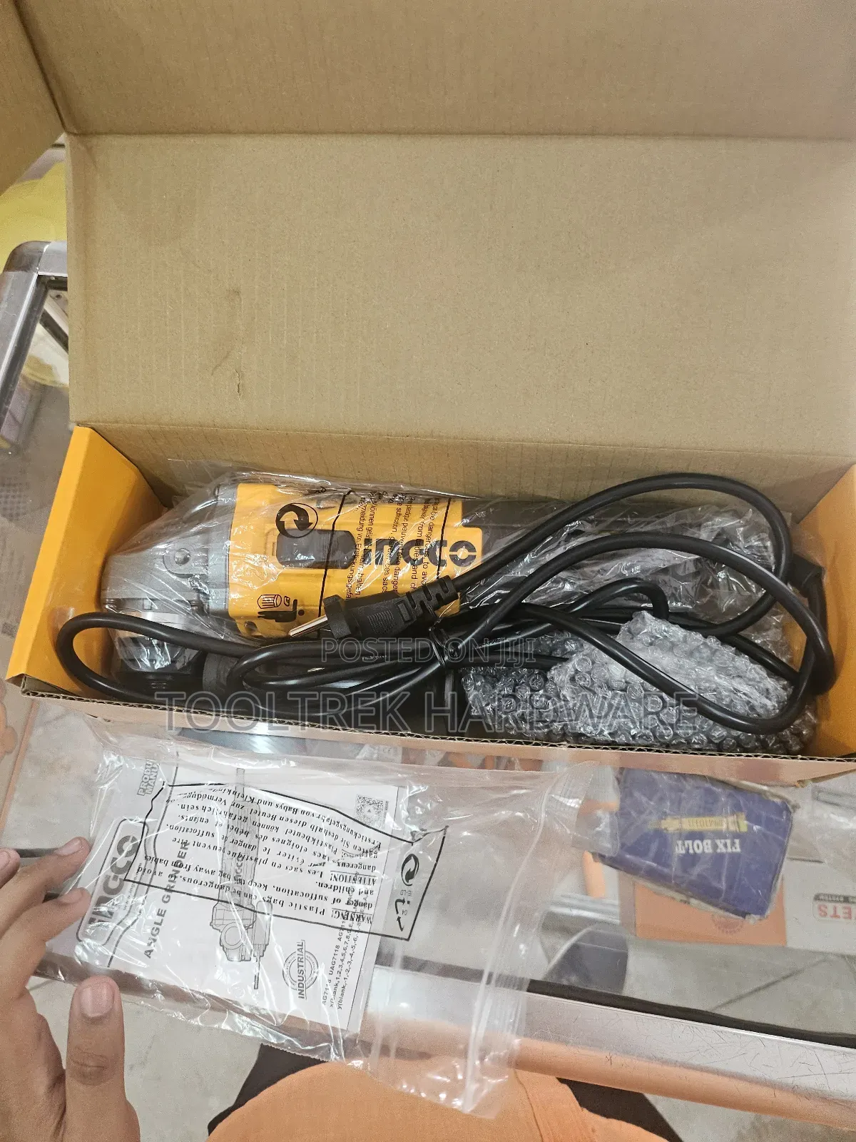 Ingco 41⁄2 Inch 115mm Angle Grinder
