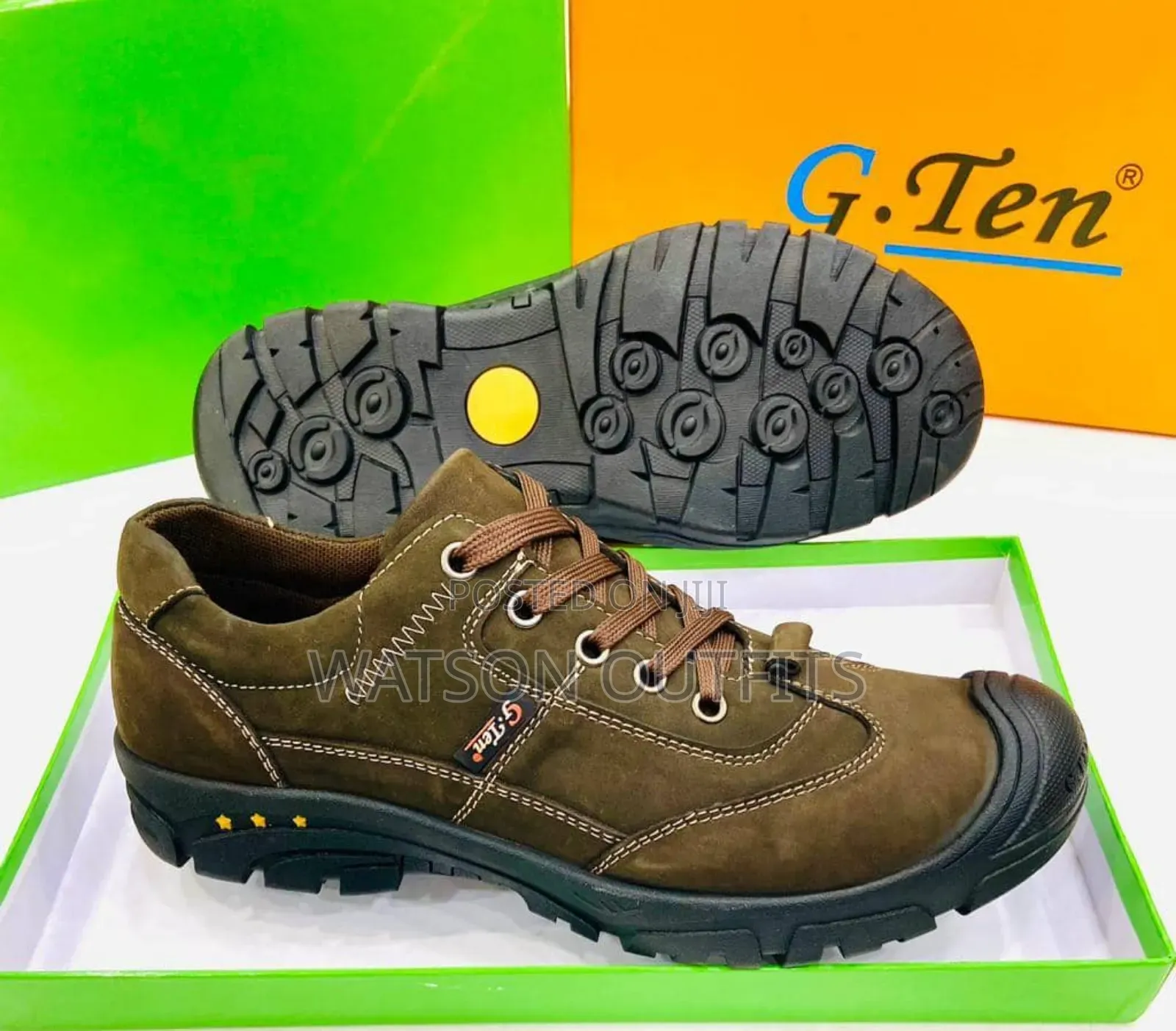 Men's Leather Shoes Stylish Look G-Ten Brand