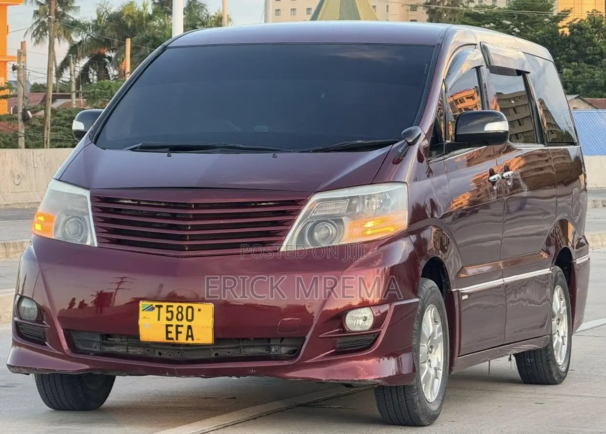 Toyota Alphard 2006 Maroon