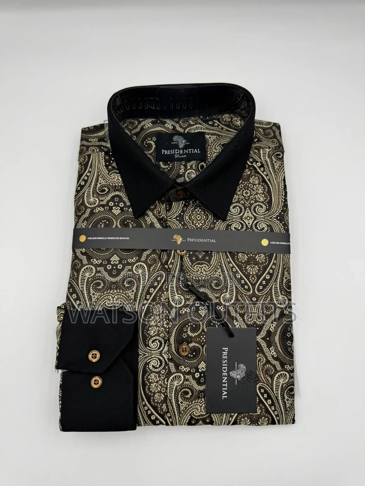 Men's New Shirts Presidential Brand Mandela Fashion and Wear