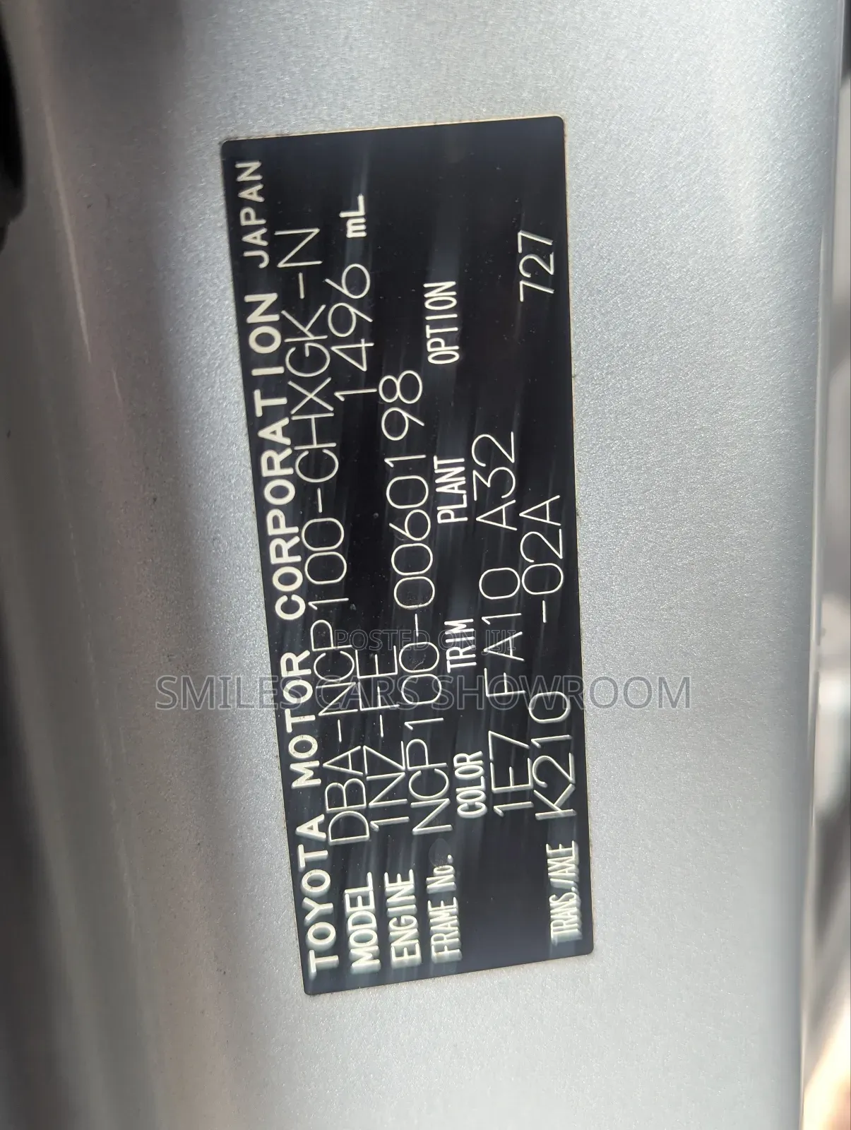 Toyota Ractis 1.5 AWD 2006 Silver