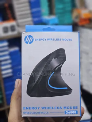 Hp S6000 Energy Wireless Mouse Designed for Ergonomic Comfort.