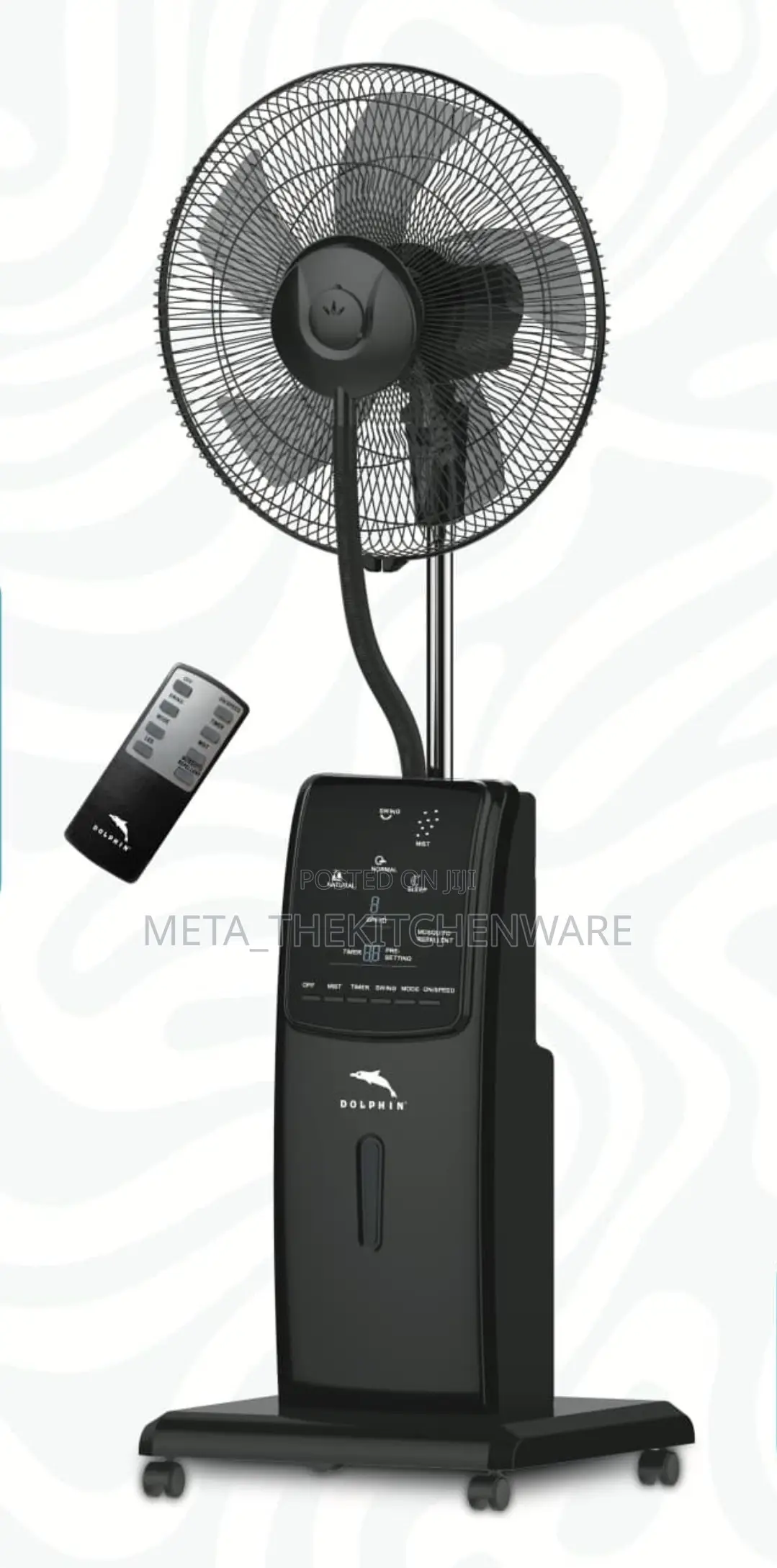 Dolphin 16" Mist Stand Fan With Remote Control Me-Sf1650-M
