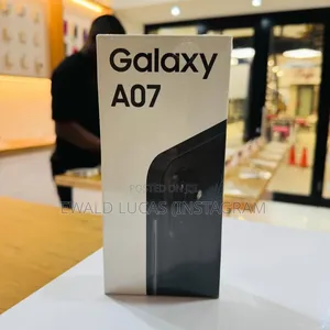 New Samsung Galaxy A07 4G 64 GB Black