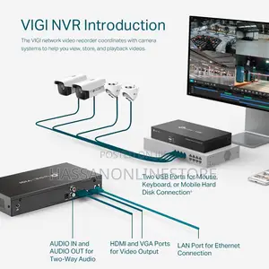 Tp-link Vigi Nvr1008h-8p 8 Channel Network Video Recorder